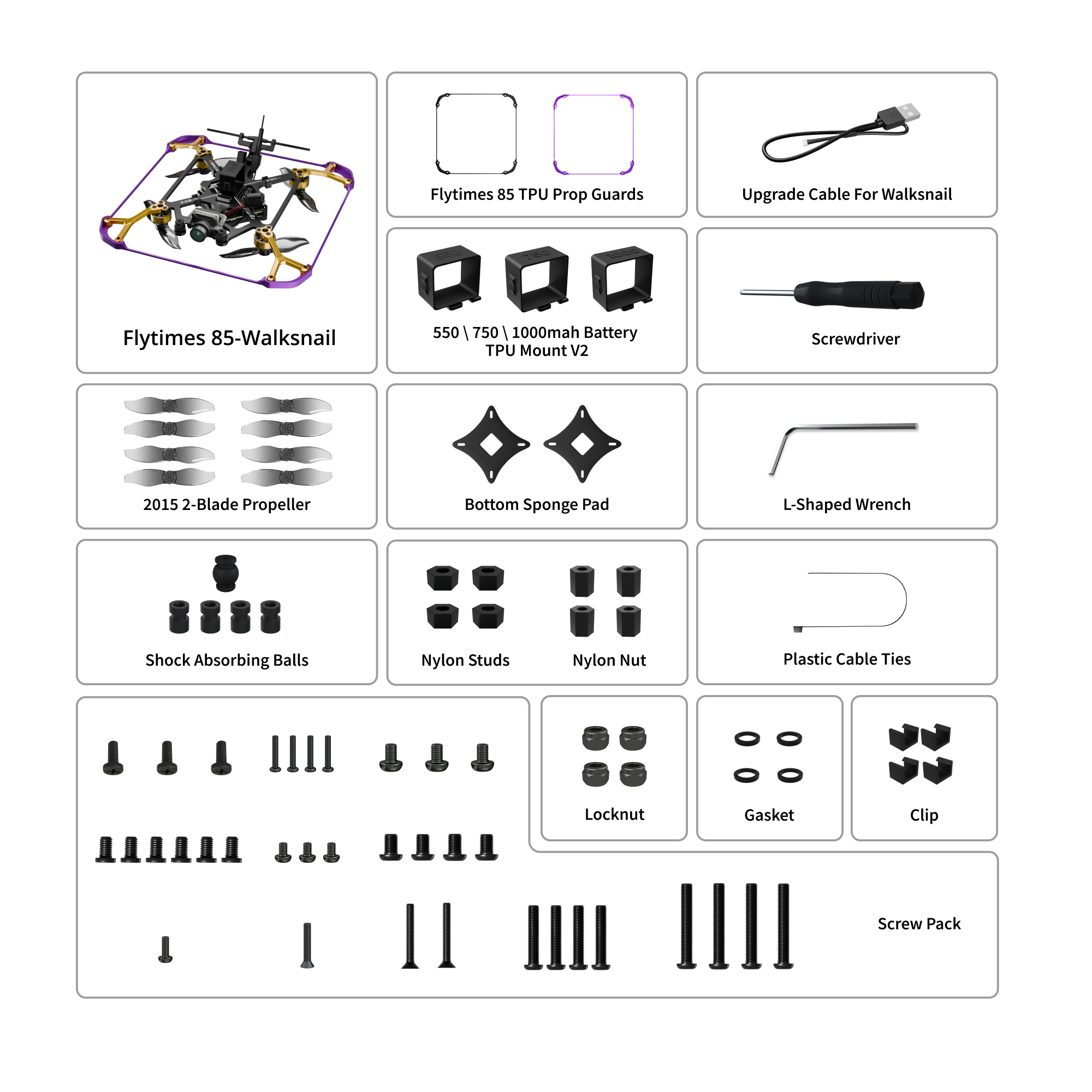 Flytimes 85 HD Walksnail 2S Micro Drone 