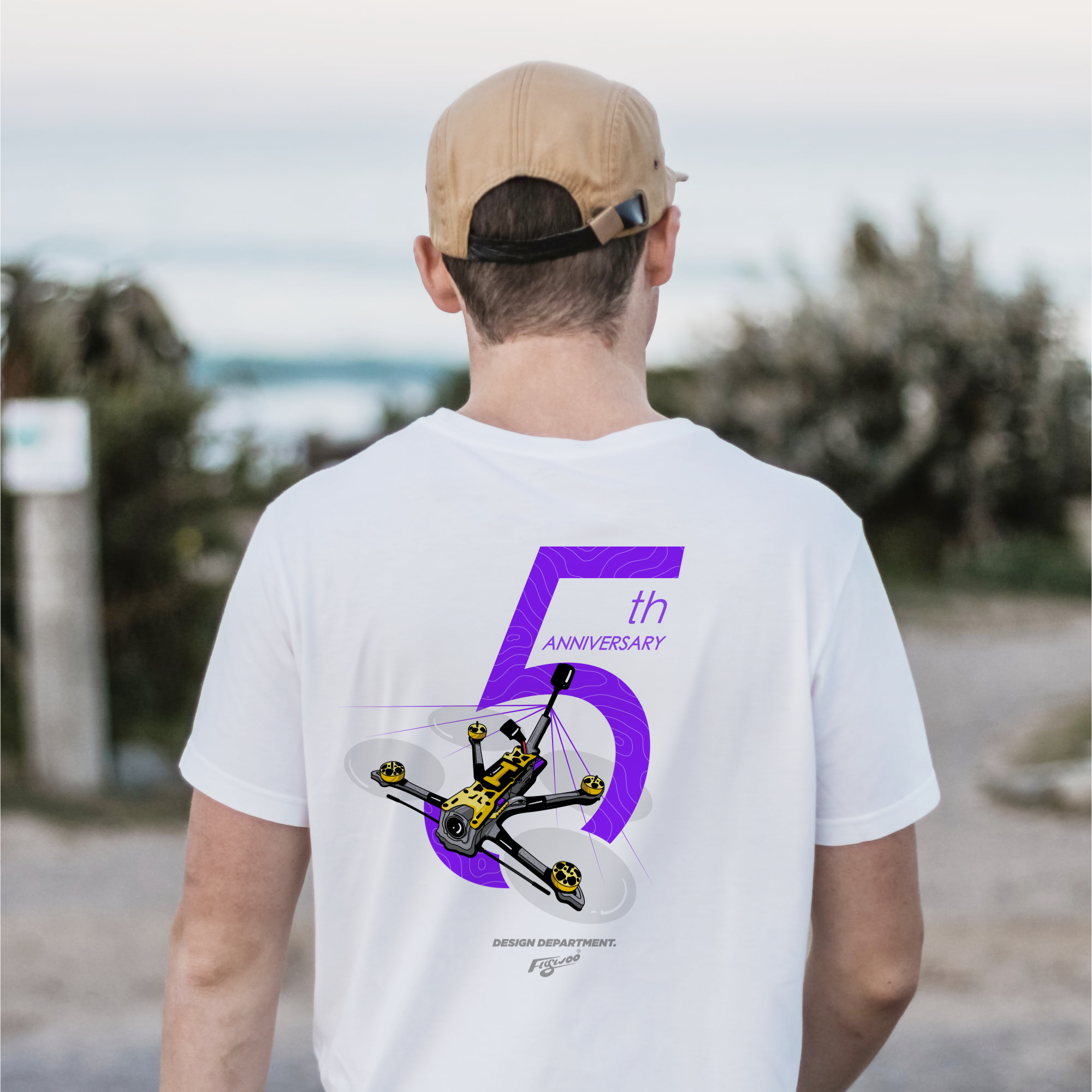 Flywoo 5th Anniversary T-Shirt (White)