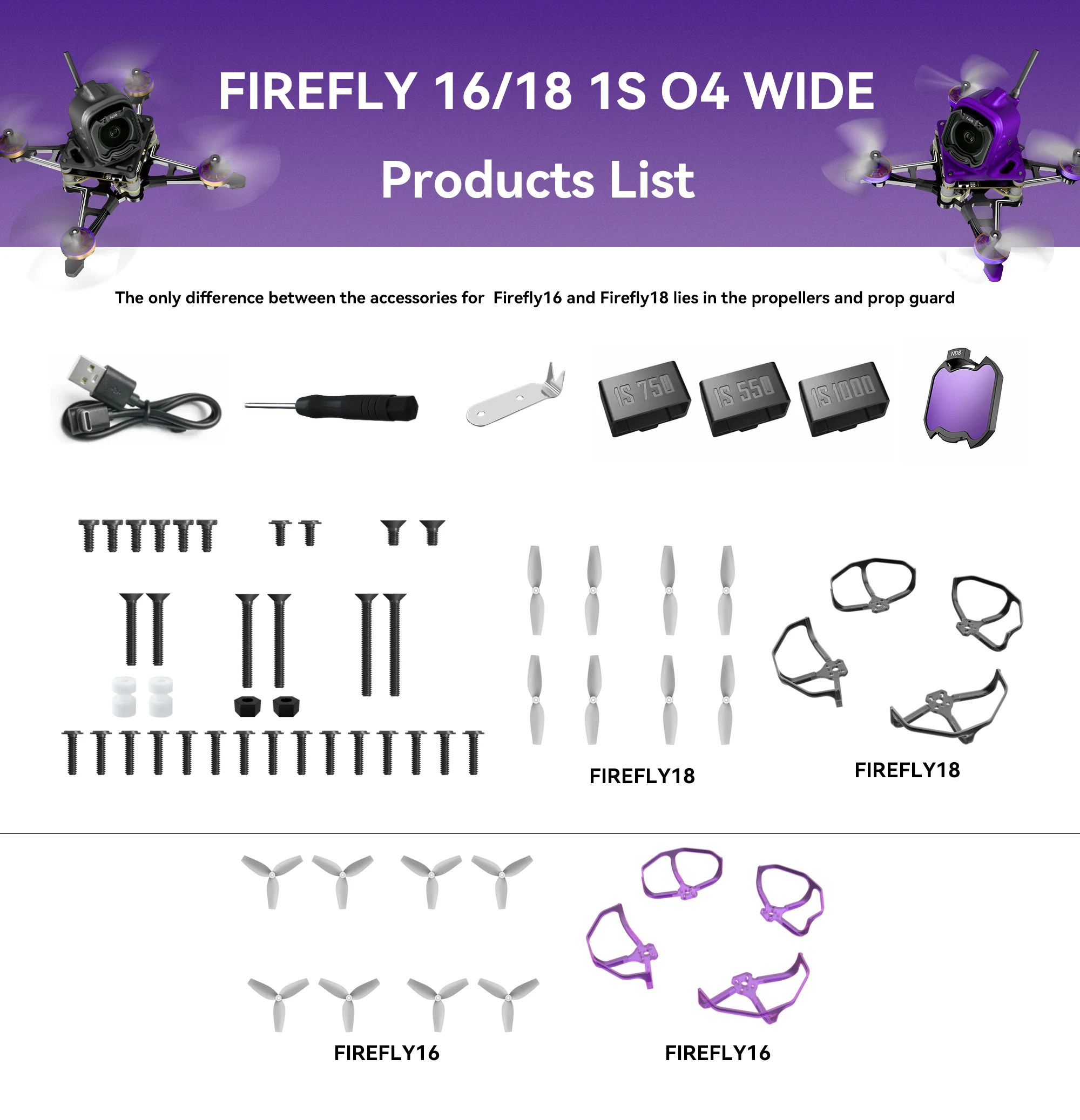 Firefly 16/18 O4 Wide products list image