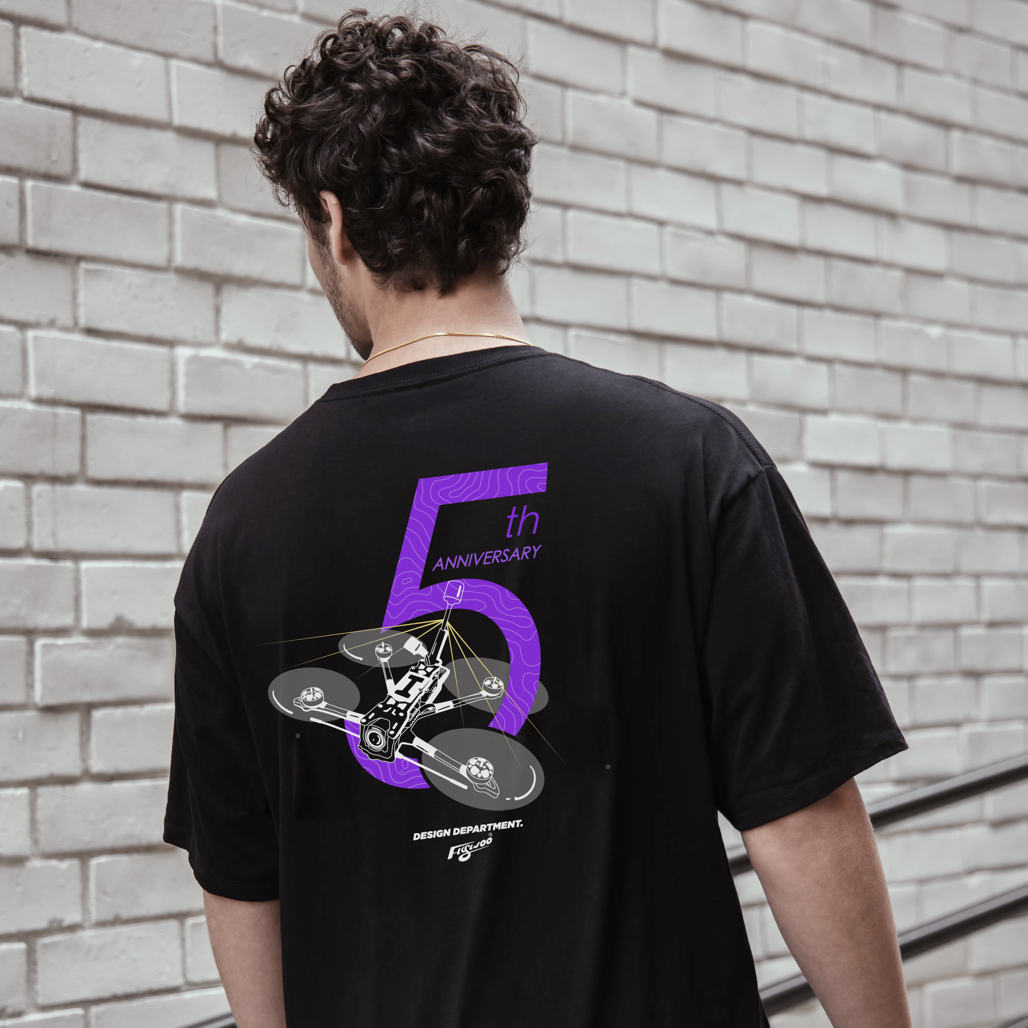 Flywoo 5th Anniversary T-Shirt (Black)