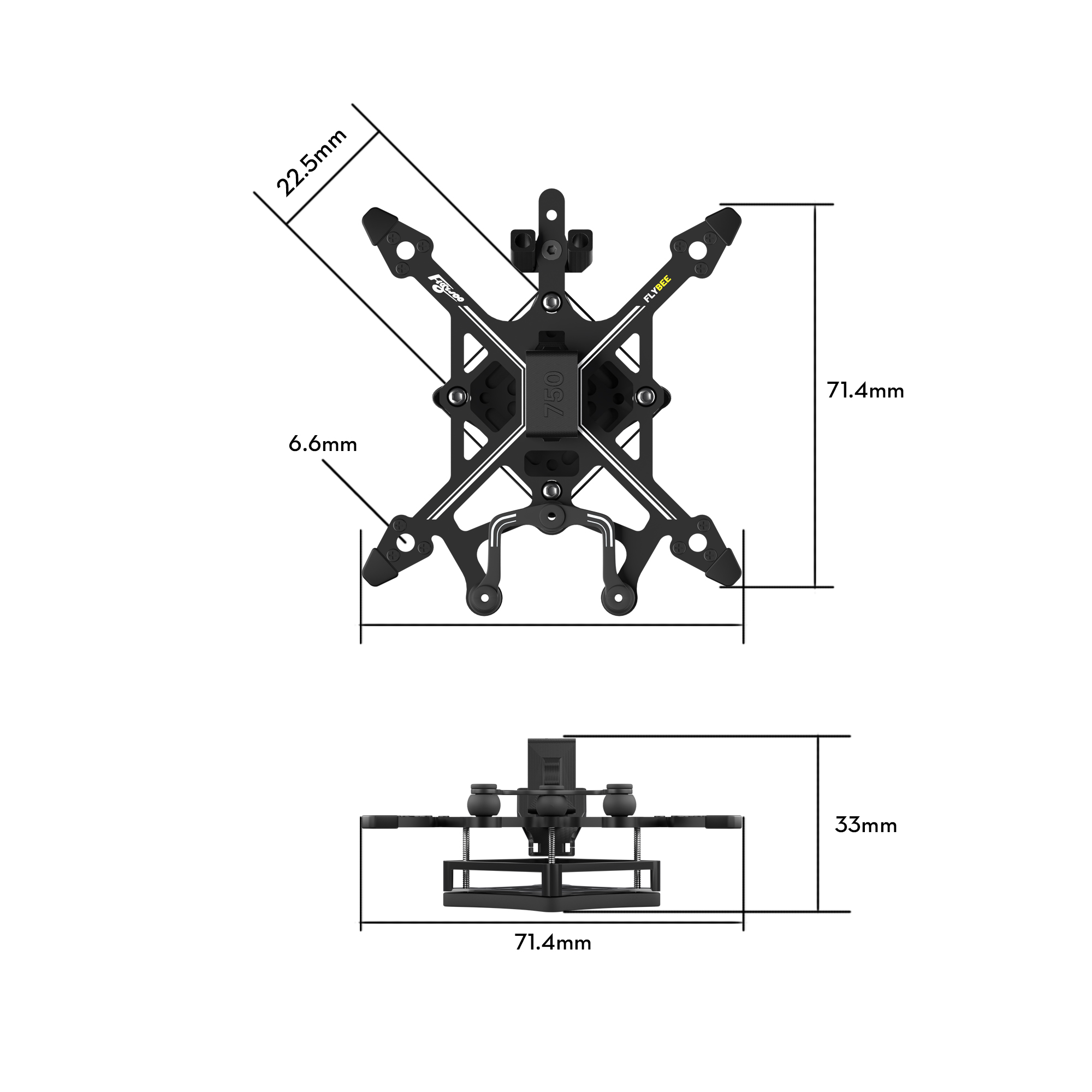 Flybee 16 /20 Frame kit for O3lite / O4 