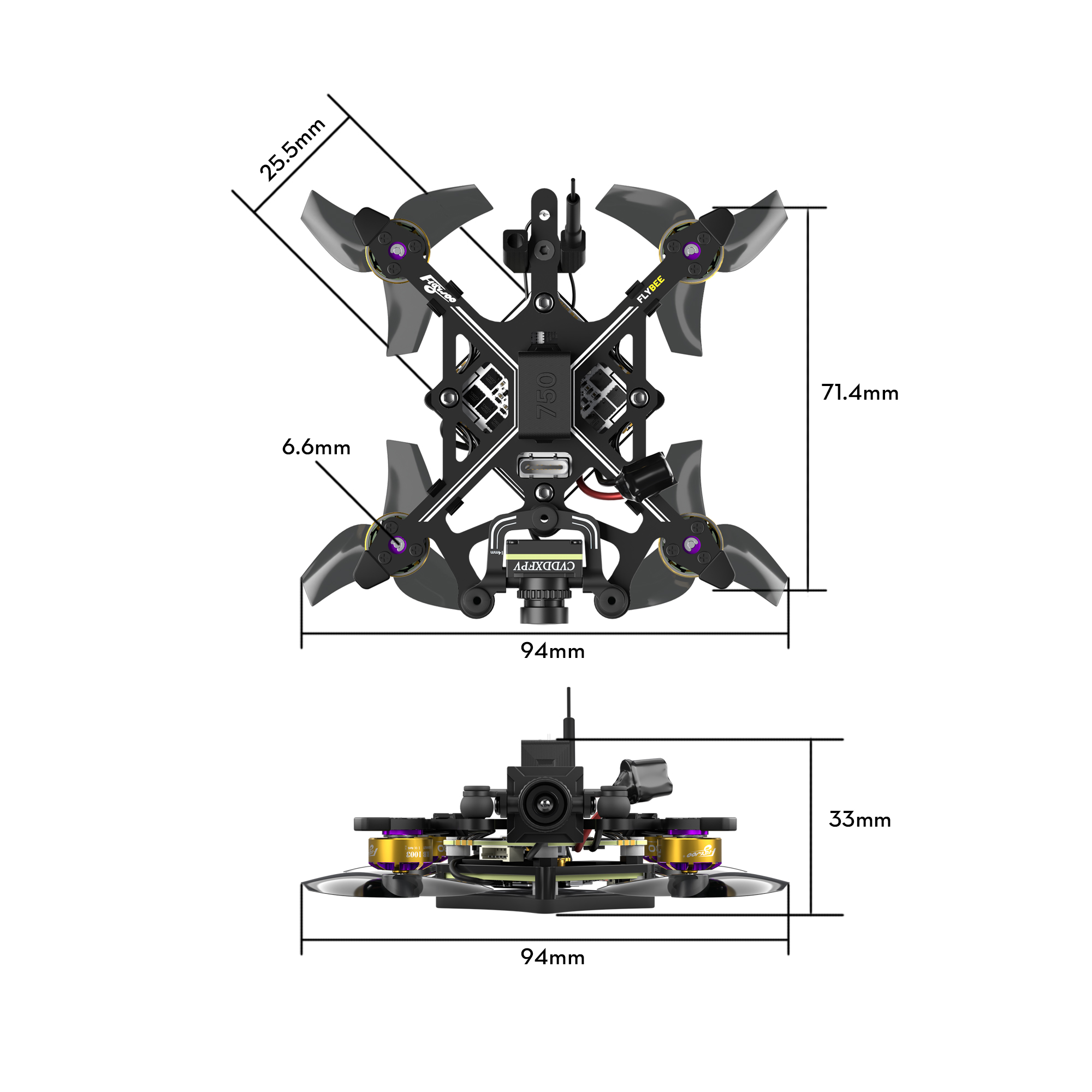 Flybee 16 HD Walksnail 2S Ultralight FPV Drone