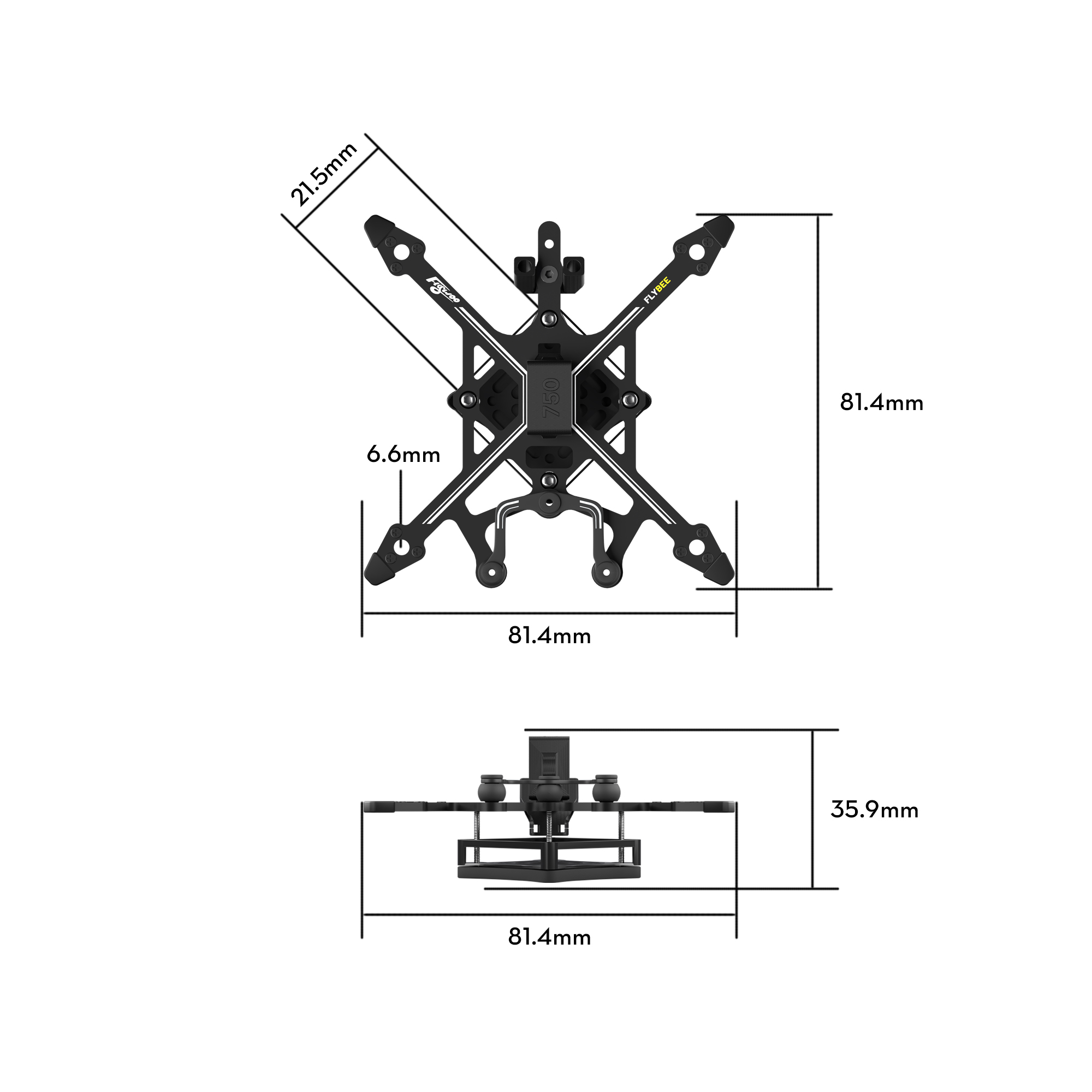Flybee 16 /20 Frame kit for O3lite / O4 