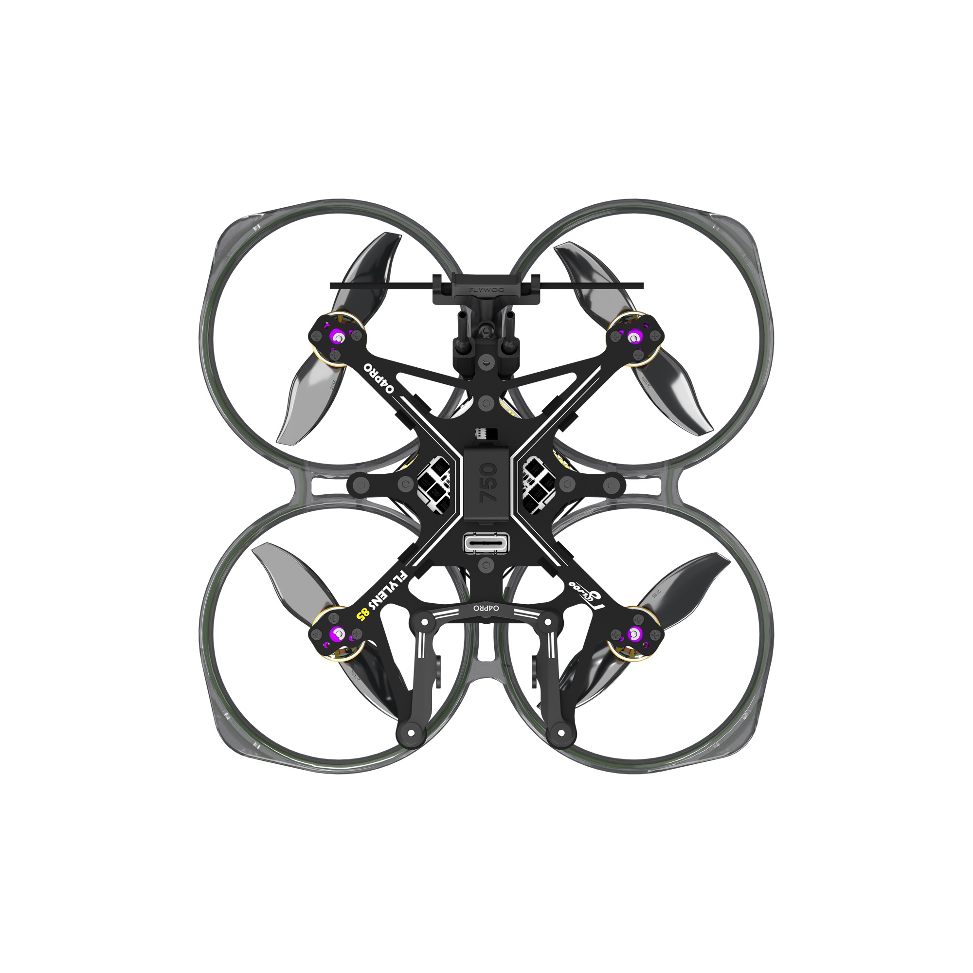 FLYWOO Flylens 85 HD O4 PRO 2S LED Whoop FPV Drone V1.3