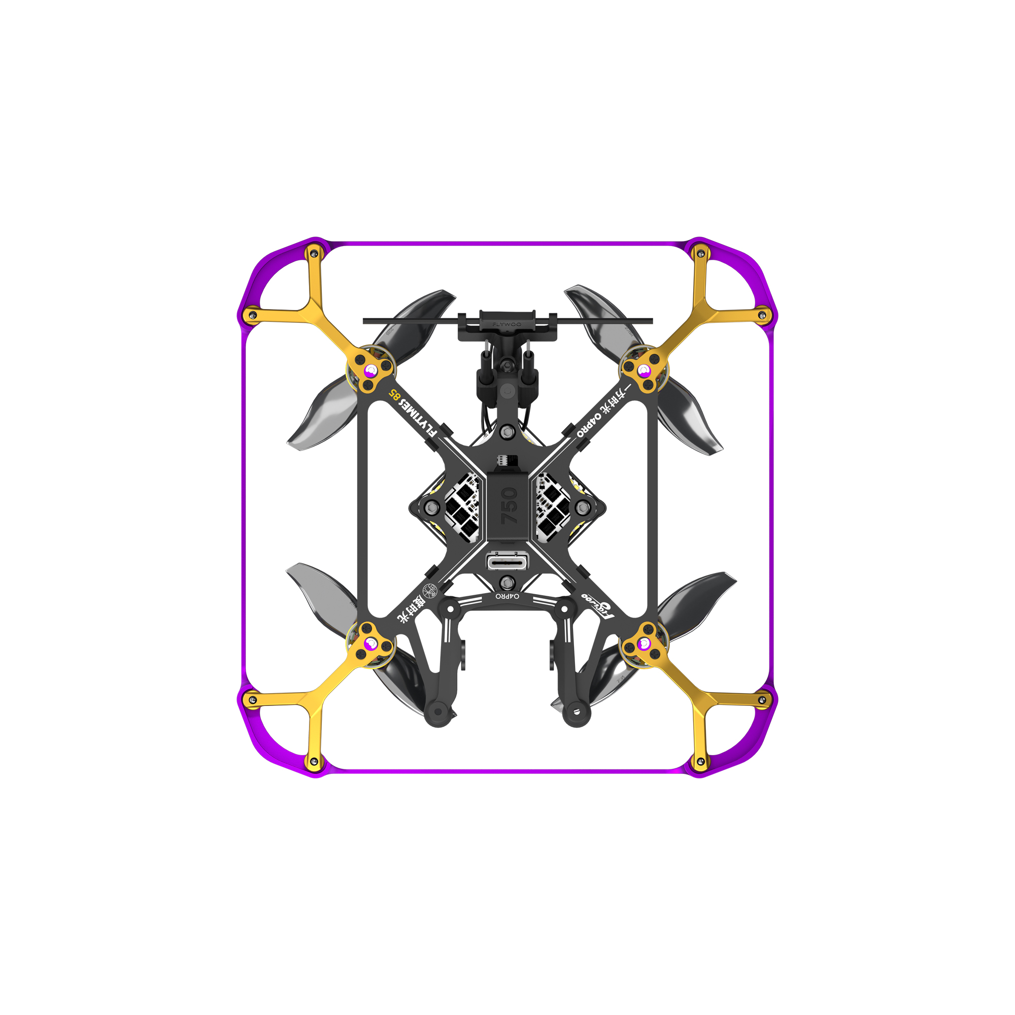 FLYWOO Flytimes 85 HD Micro Drone - Professional Indoor FPV Quadcopter