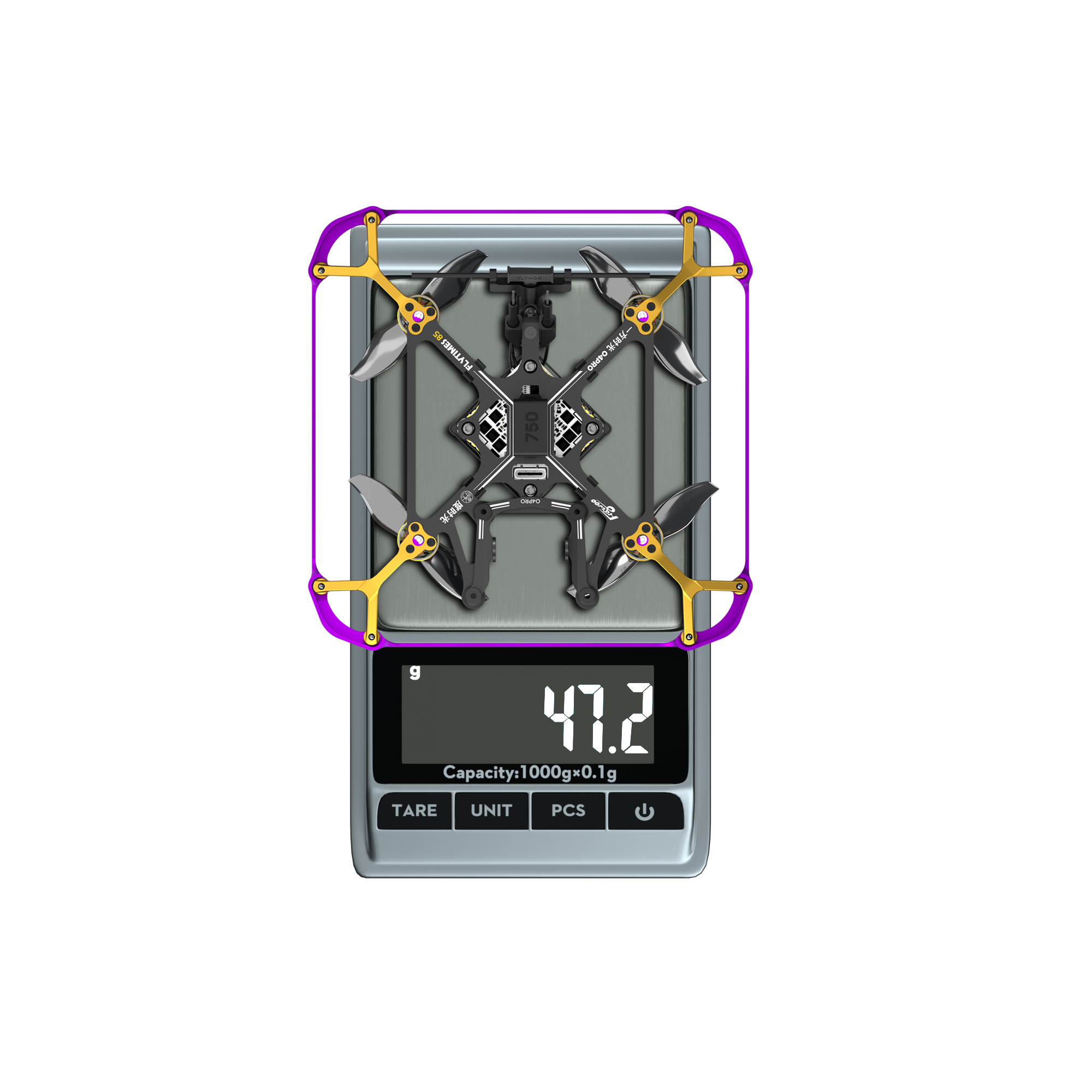 Flytimes 85 DJI O4 Wide 2S Micro FPV Drone
