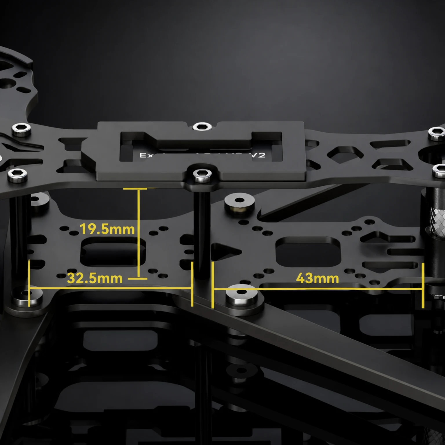 Explorer LR 4 V2 frame installation space dimensions