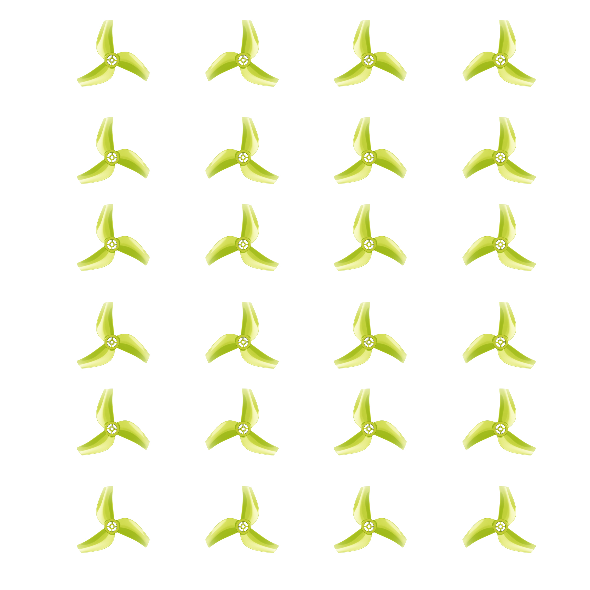 New 1611 3-Blade Propeller (Set of 8) - 1.5mm Shaft 