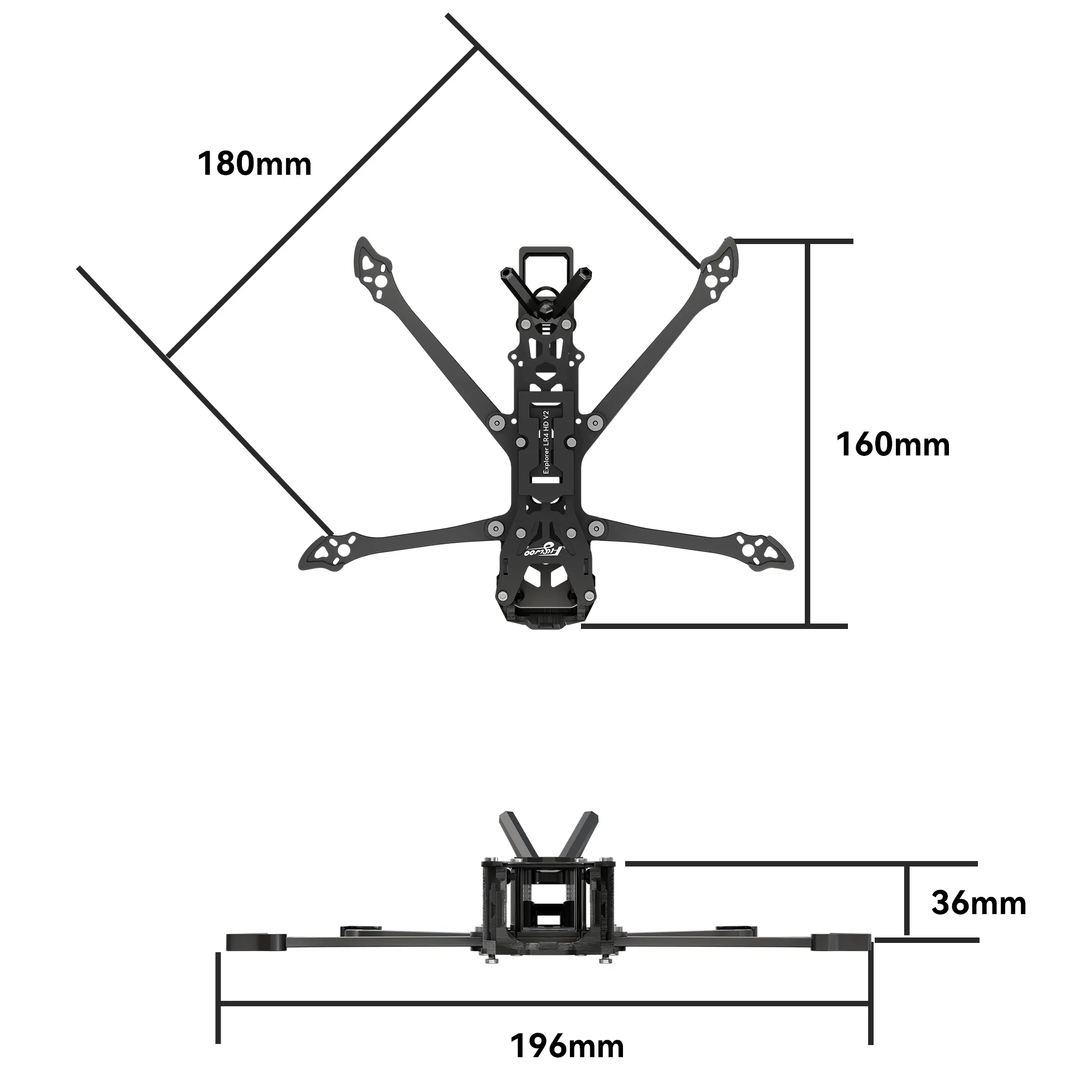 Explorer LR 4 V2 Frame kit & Parts