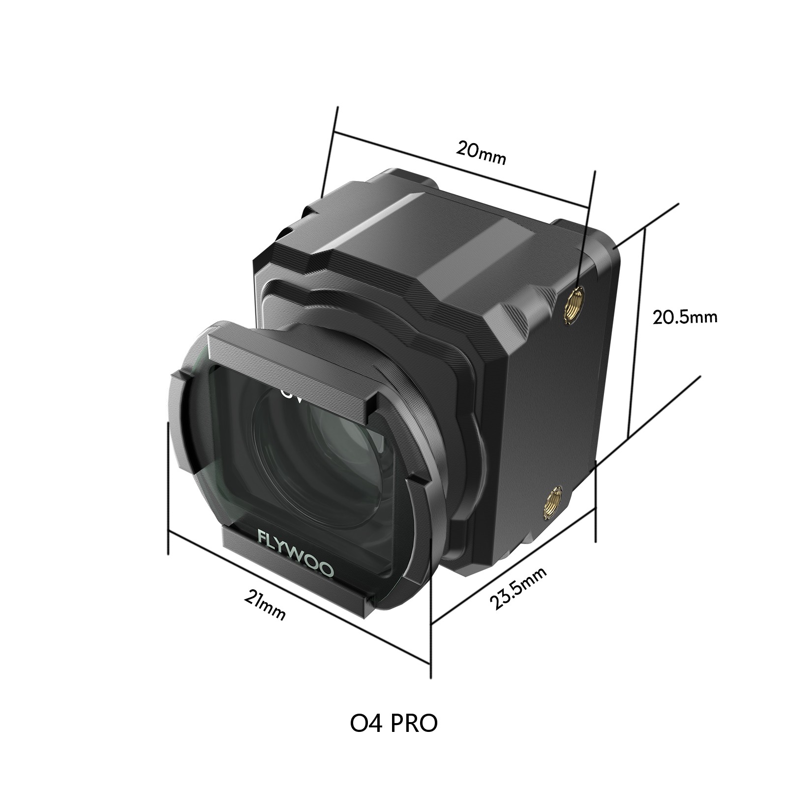 DJI O4 Wide Angle Lens 155° by FLYWOO – Lightweight Optics