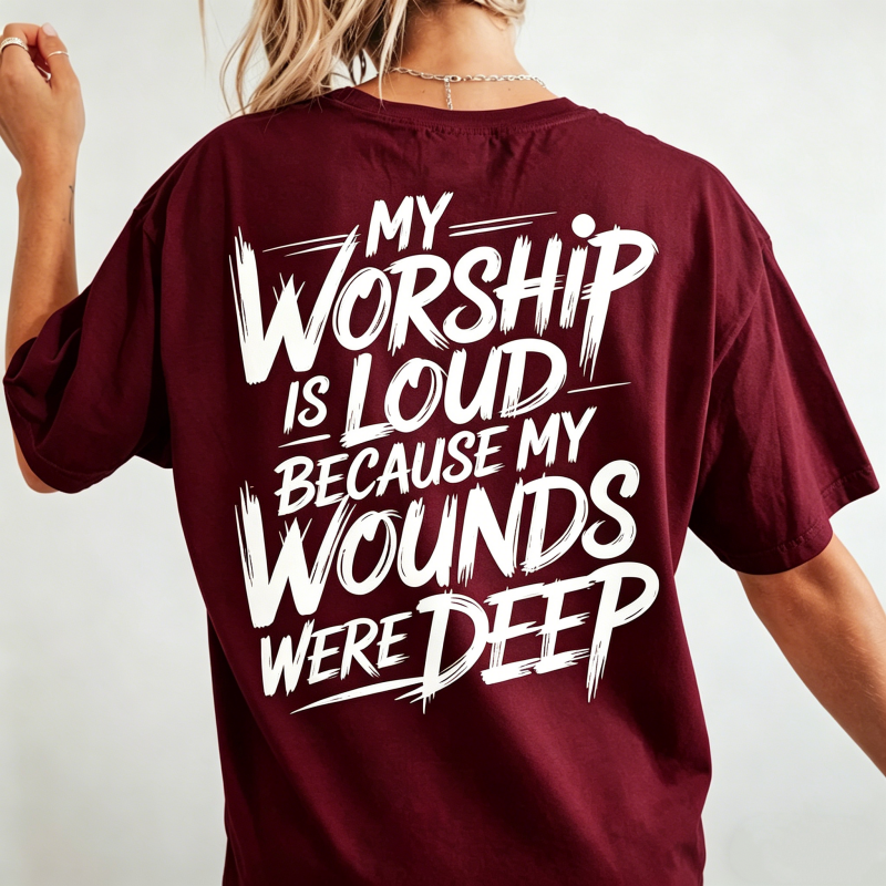 My Worship Is Loud Christian T-Shirt