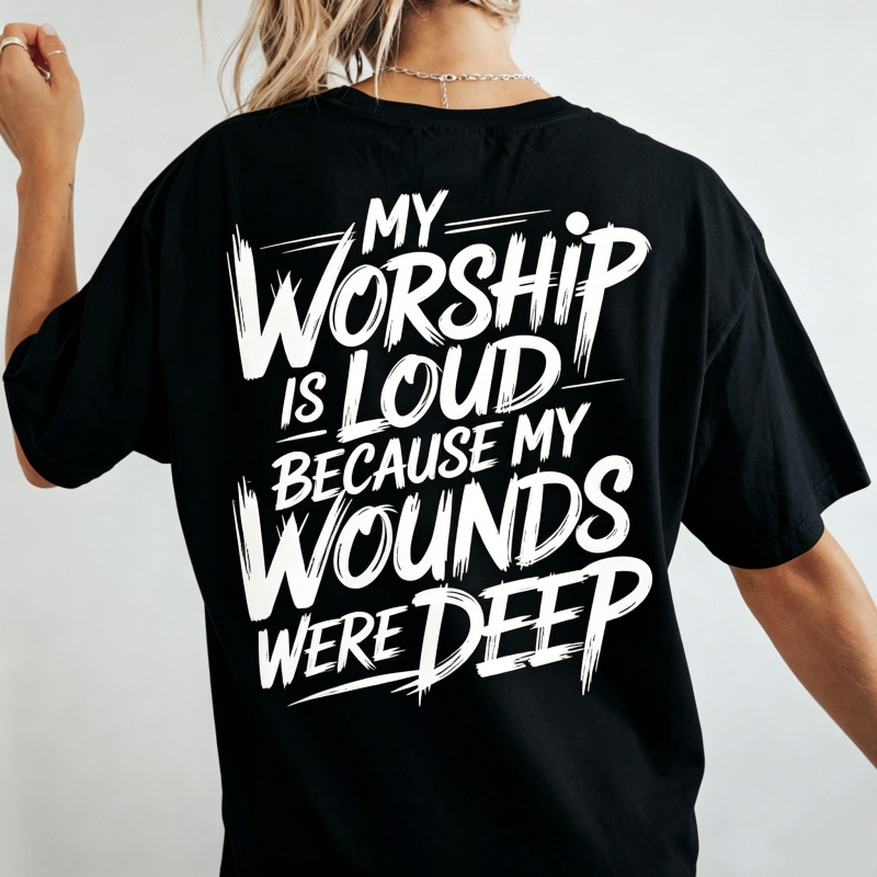 My Worship Is Loud Christian T-Shirt