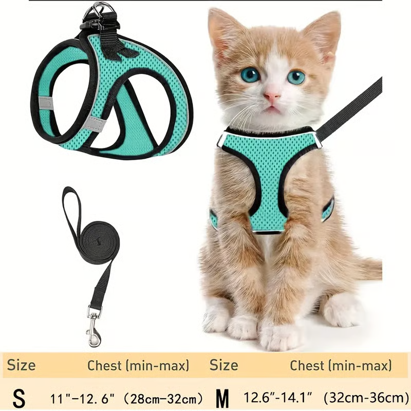 🔥Hot Sale 49% off🌟 Adjustable Escape Proof Cat Harness & Leash