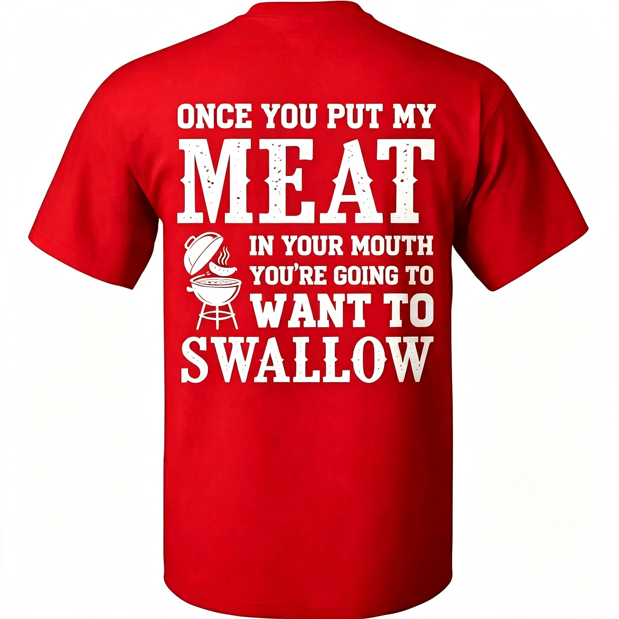 Funny BBQ Meat Lover T-Shirt Grill Master Graphic T-Shirt
