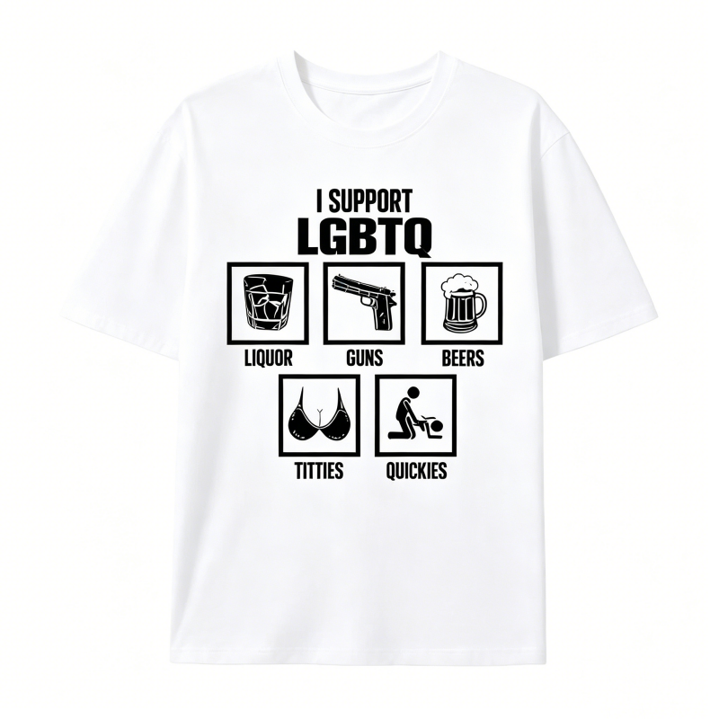 I Support LGBTQ Funny T-Shirt