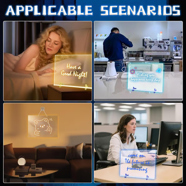 🔥🎨✨ Dive Into a World of Color! This 7-Color LED Board Unleashes Creativity