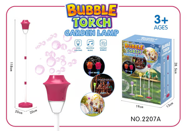 Automatic Handheld Bubble Machine for Kids, Bubble Maker Spring Summer Toys with Lights