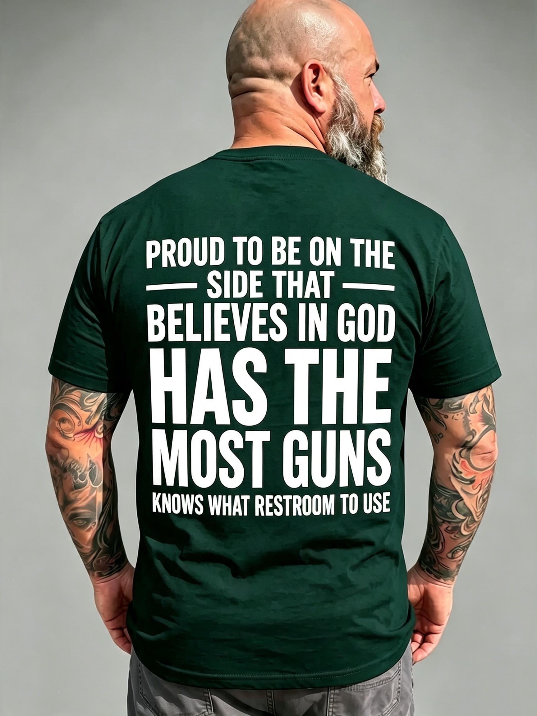 "Proud To Be On The Side That Believes In God" T-Shirt