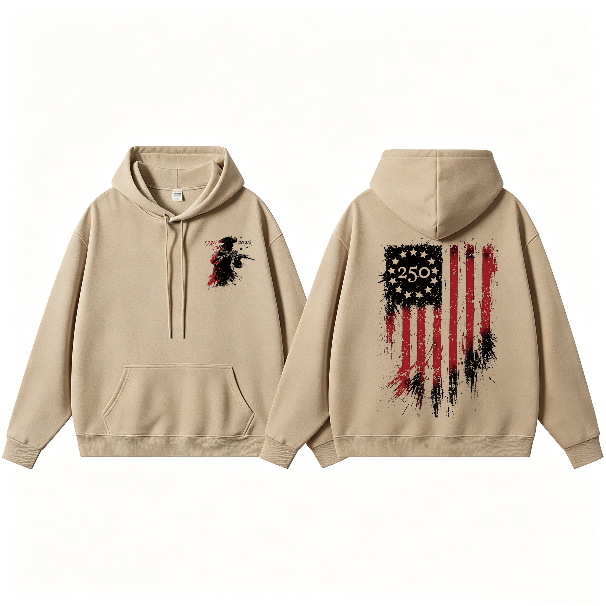 250th Anniversary Distressed American Flag T-Shirt/Sweatshirt/Hoodie