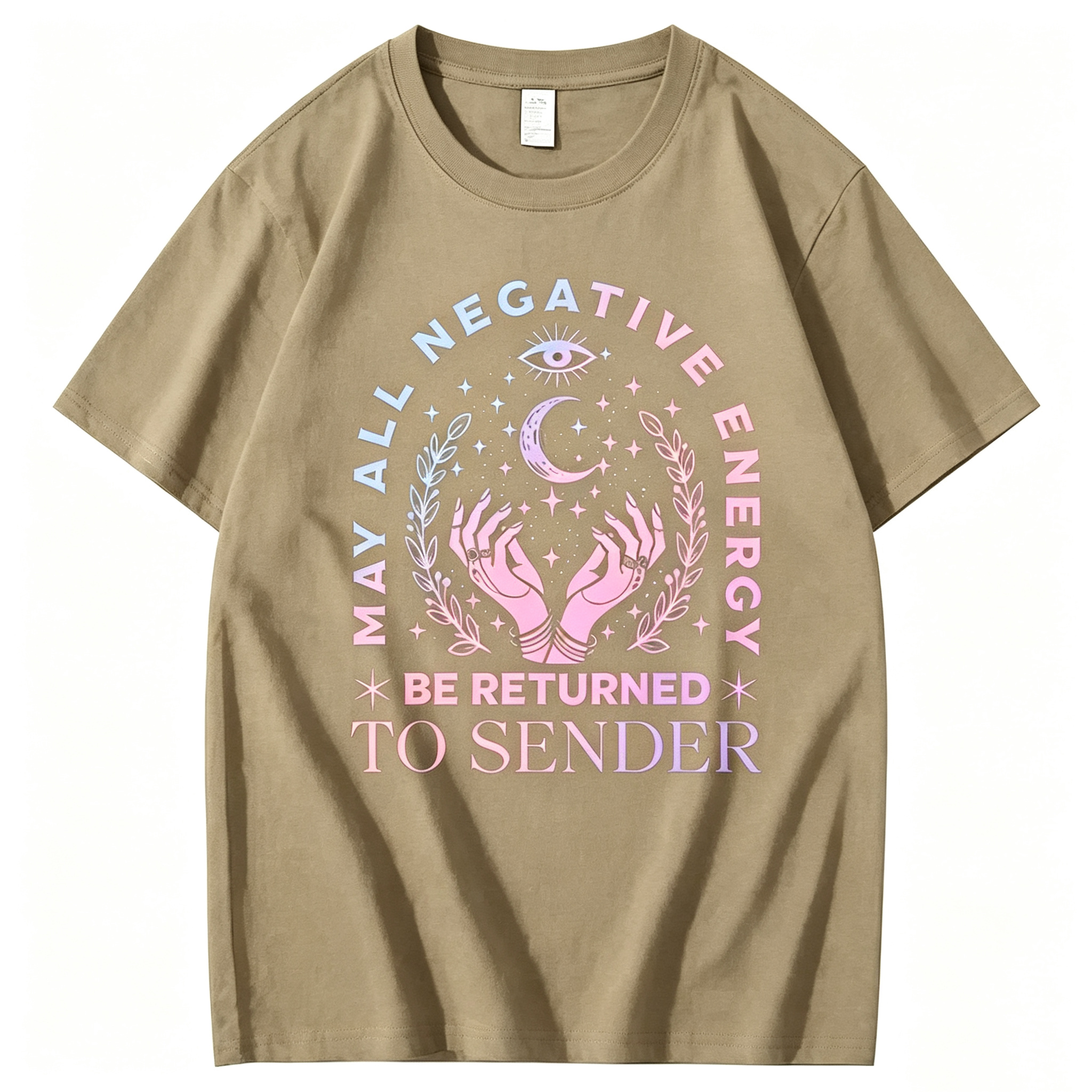 "May All Negative Enercy Be Returned To Sender" T-Shirt