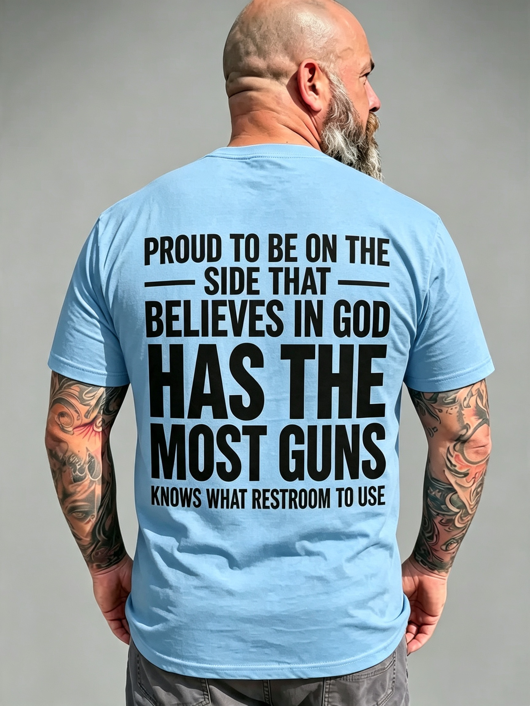"Proud To Be On The Side That Believes In God" T-Shirt