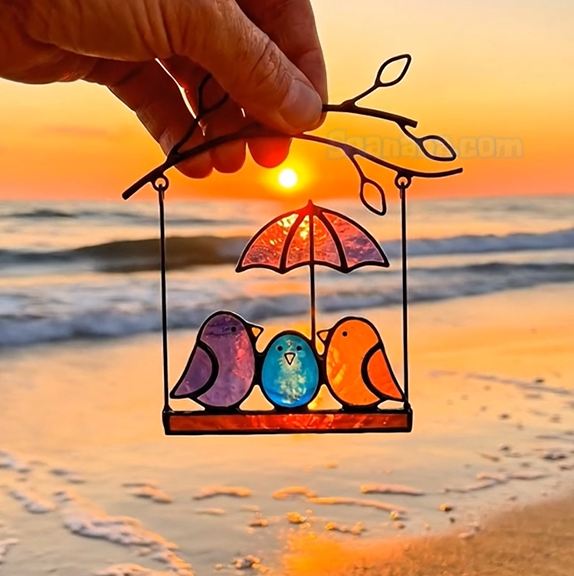 🎁Last Day Promotion 40% OFF - Suncatcher Stained Sea Glass Art Window Hangings