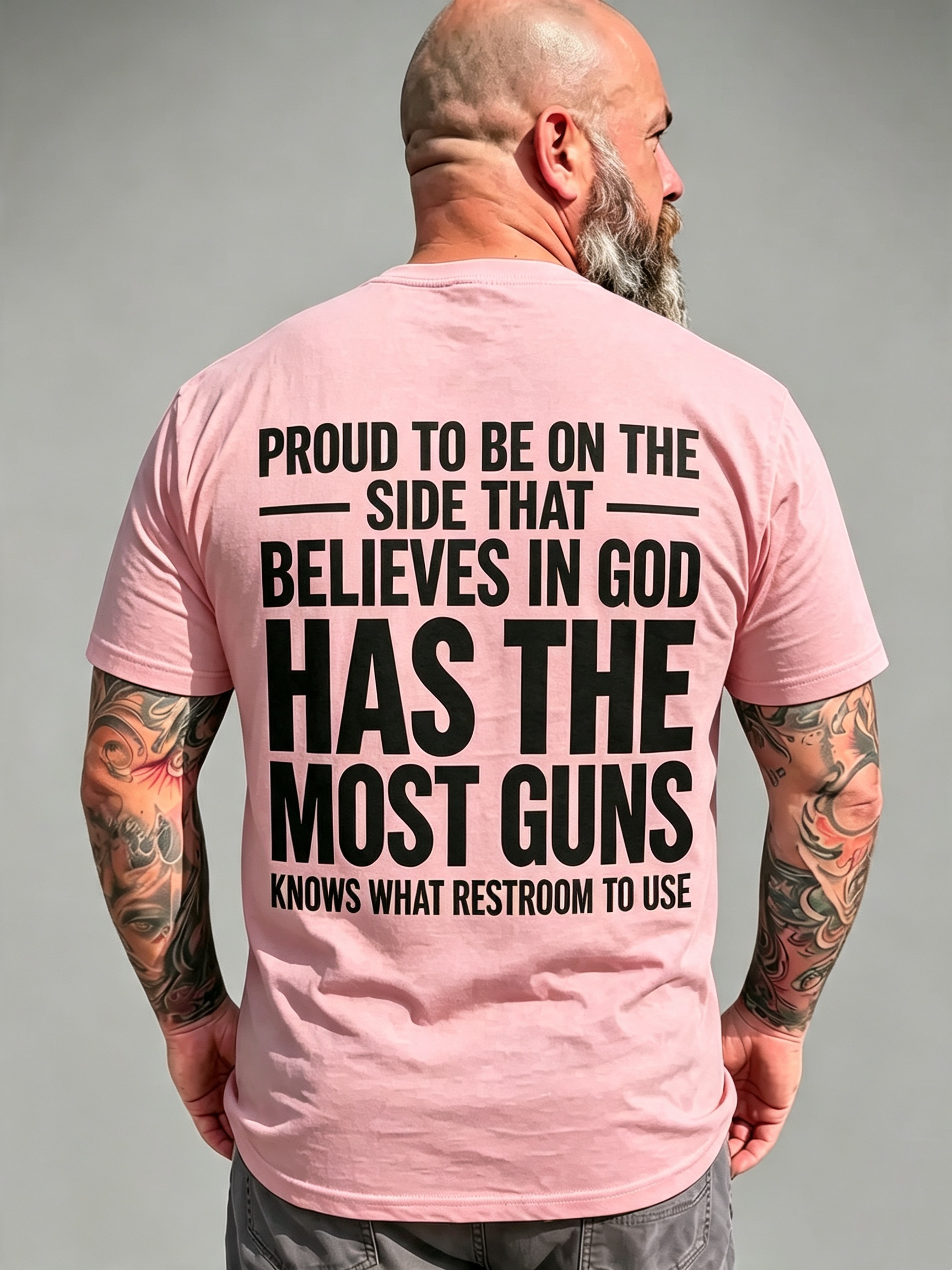 "Proud To Be On The Side That Believes In God" T-Shirt