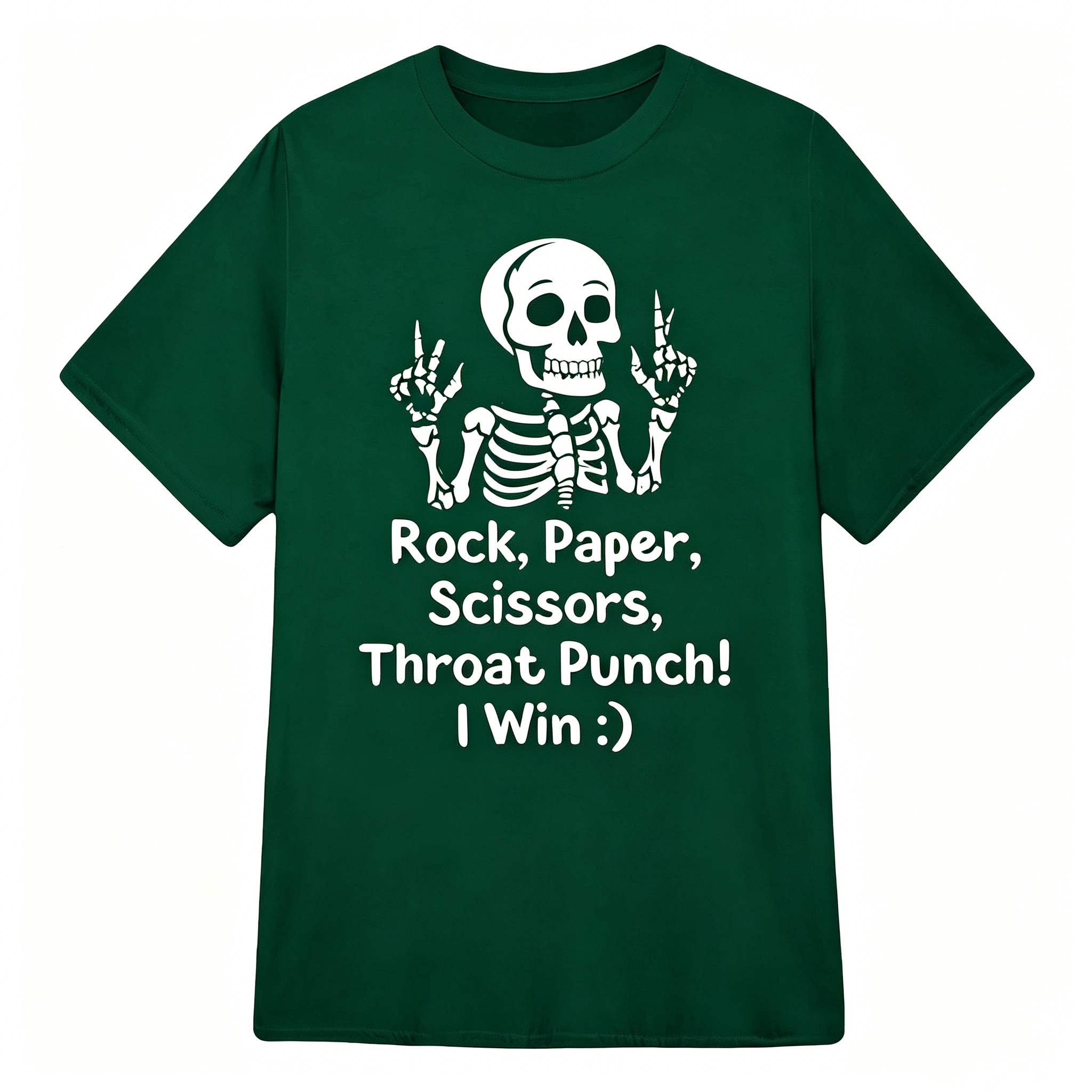 "Rock, Paper, Scissors, Throat Punch" T-Shirt