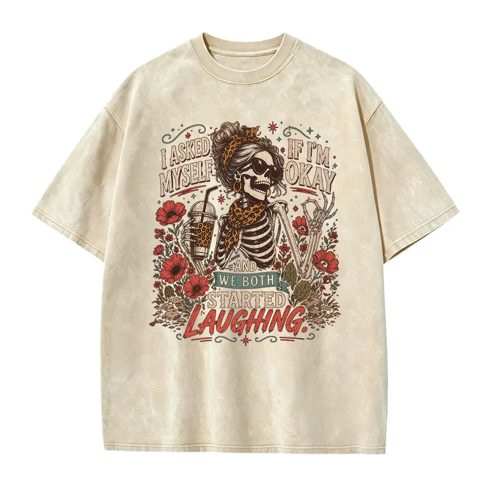 I Asked Myself If I'm Okay Skeleton T-Shirt