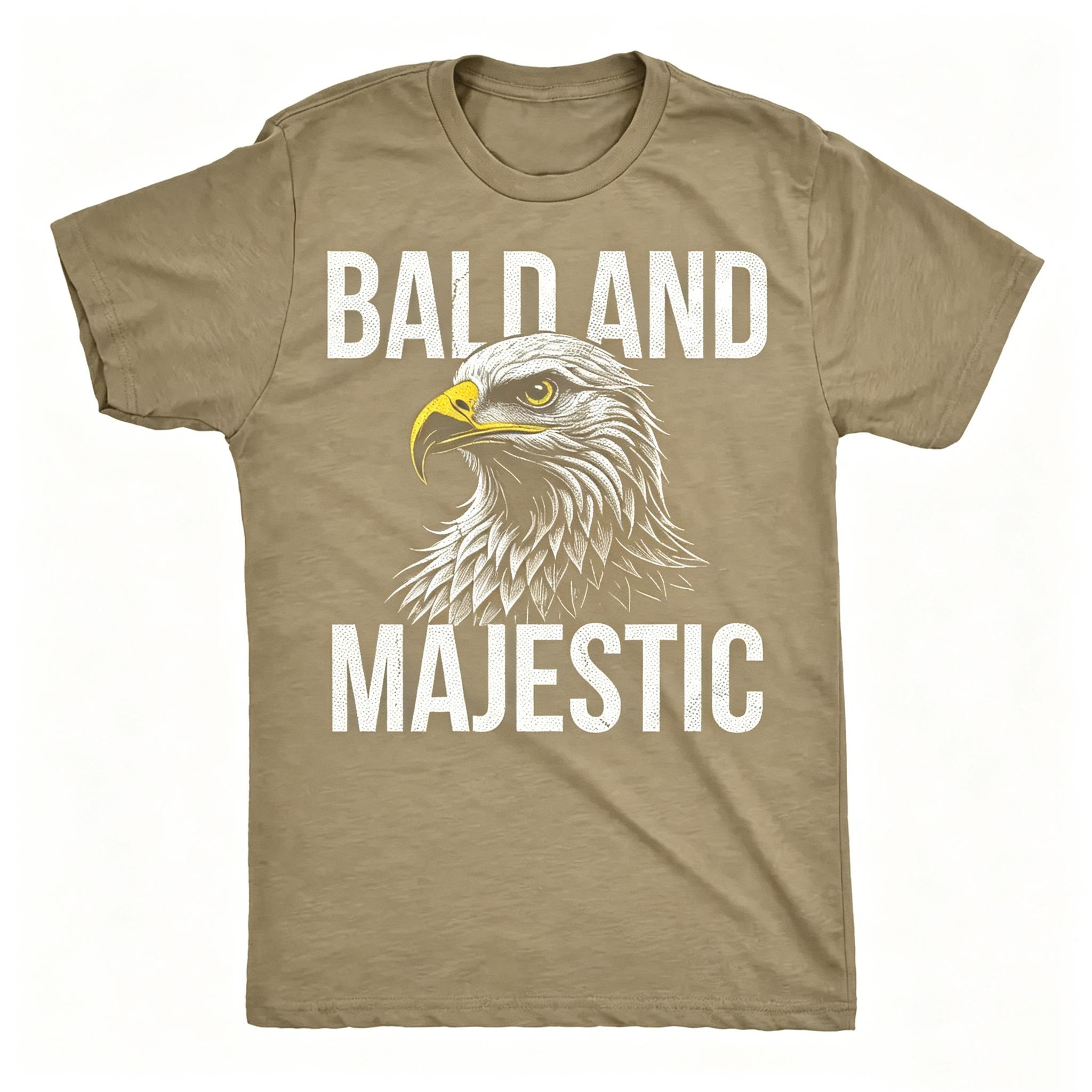 "Bald And Majestic" T-shirt