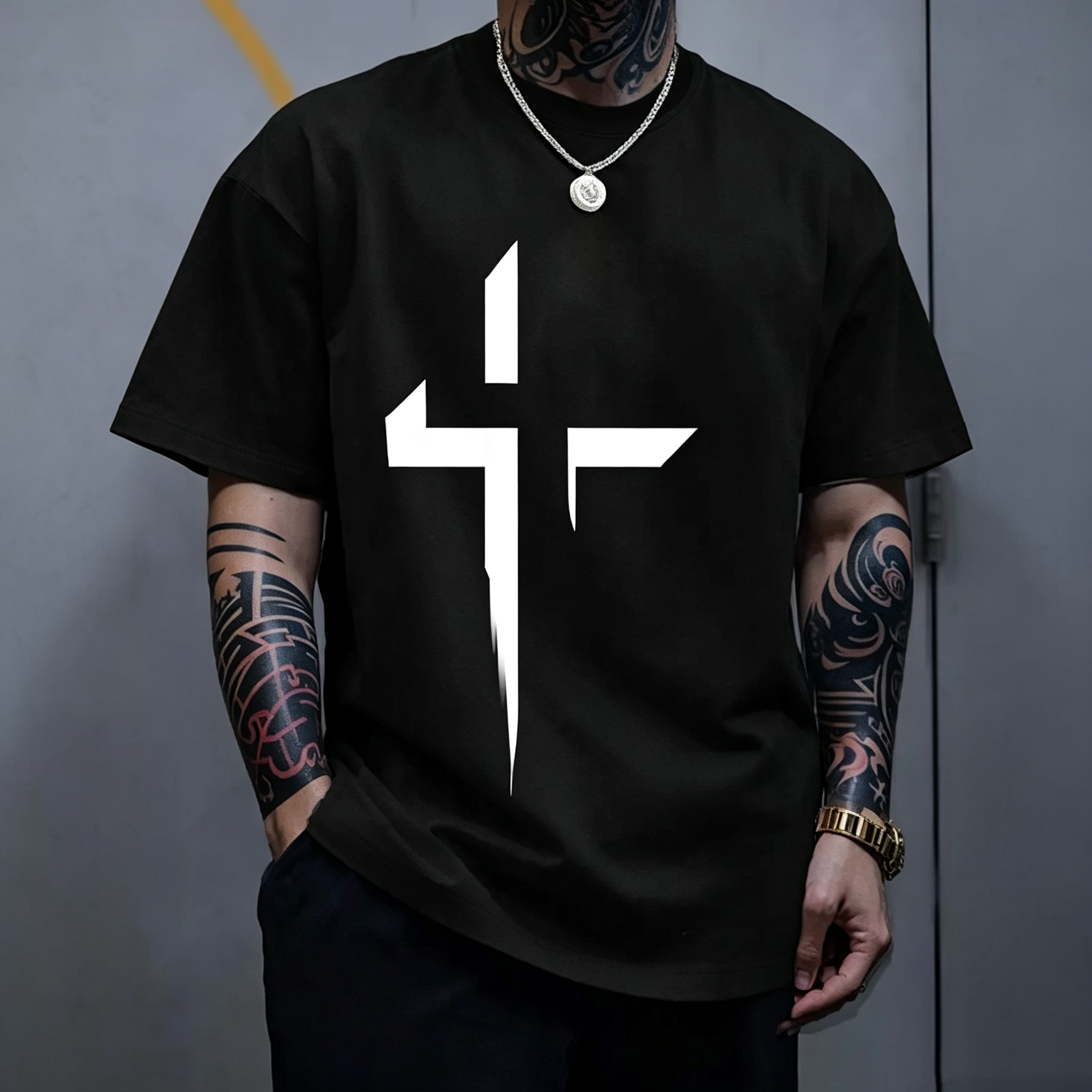 Cross Graphic T-Shirt