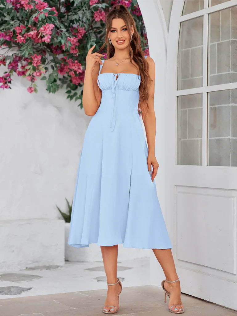 Lace-Up Hourglass Dress