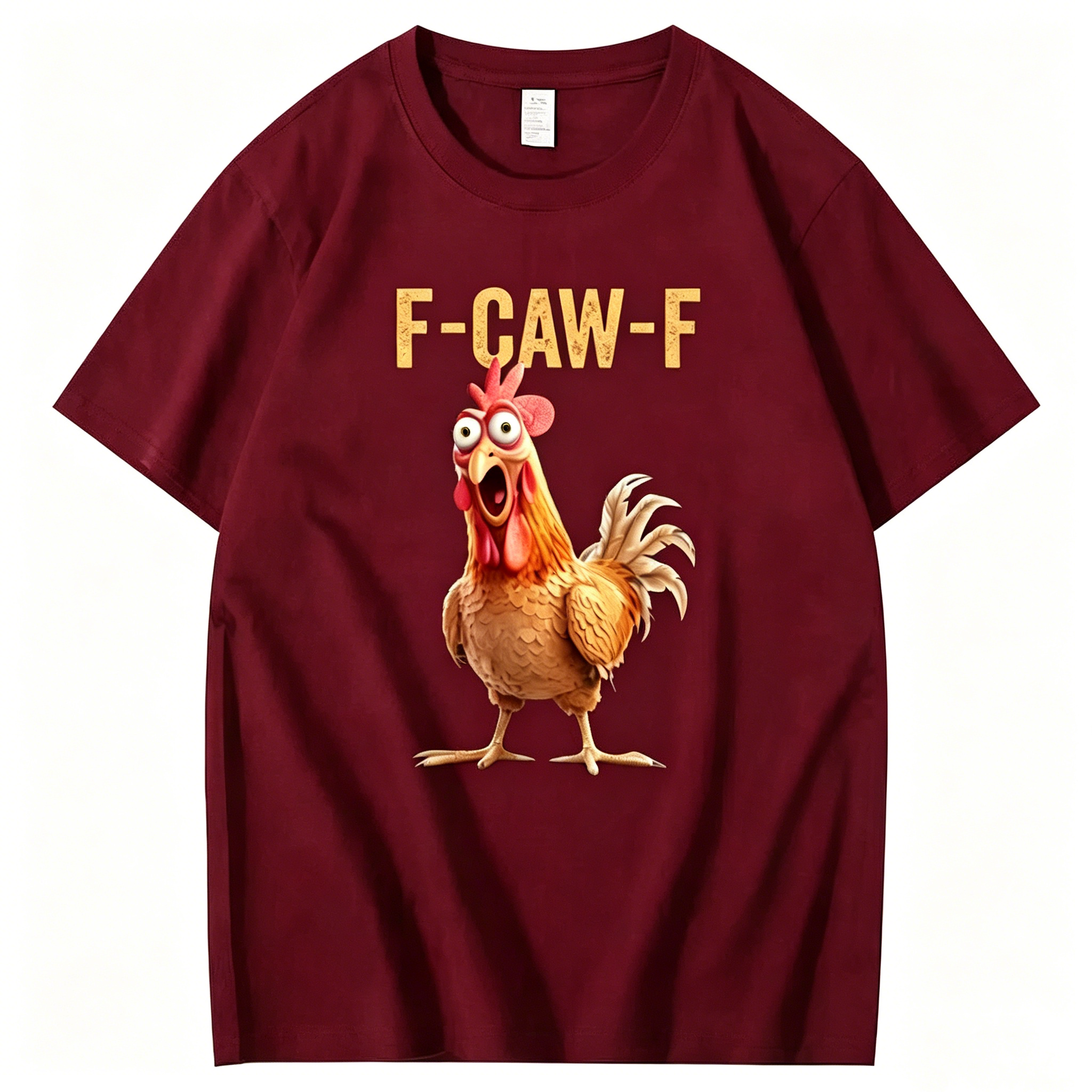 F-Caw-F Chicken 100% Cotton T-shirt