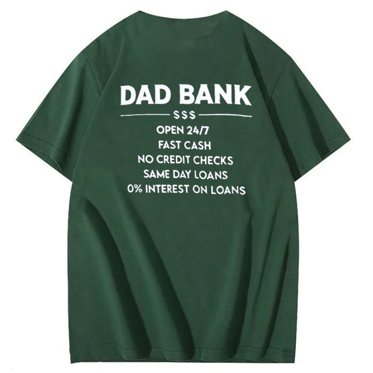 Dad Bank T-shirt, Funny Father's Day Gift