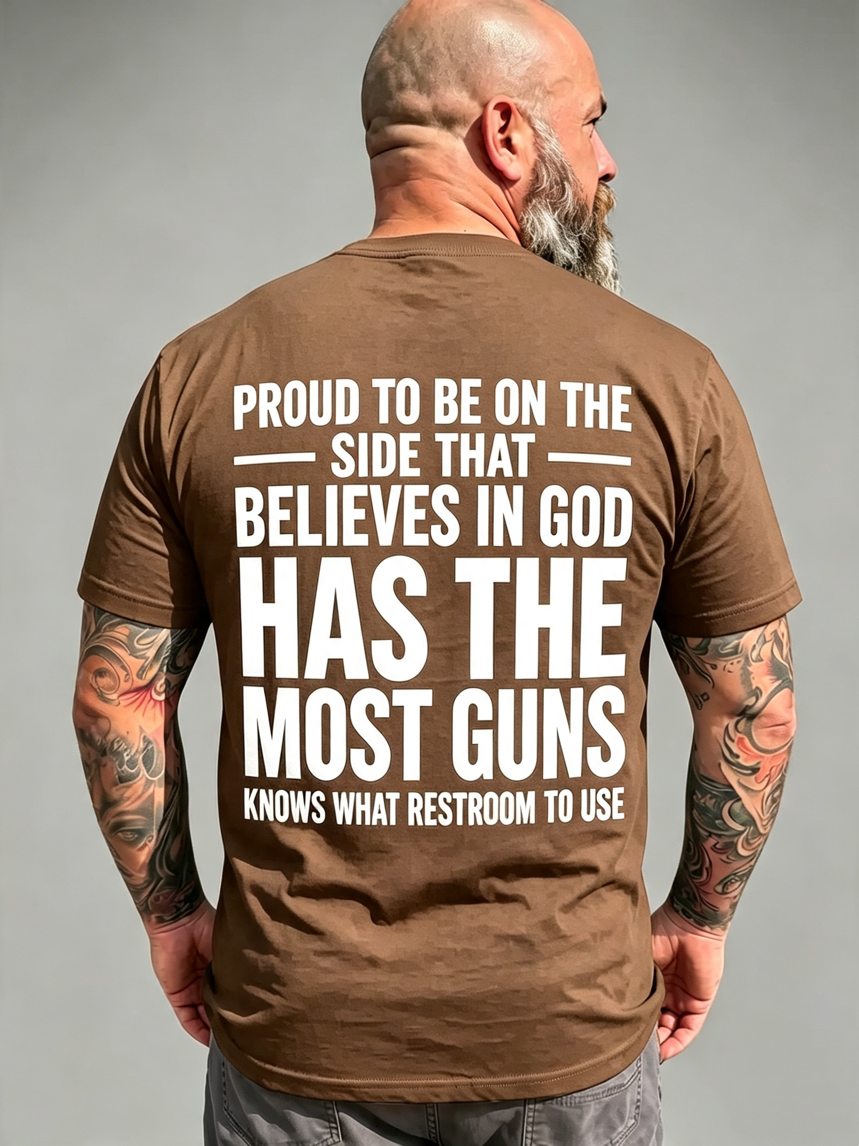 "Proud To Be On The Side That Believes In God" T-Shirt