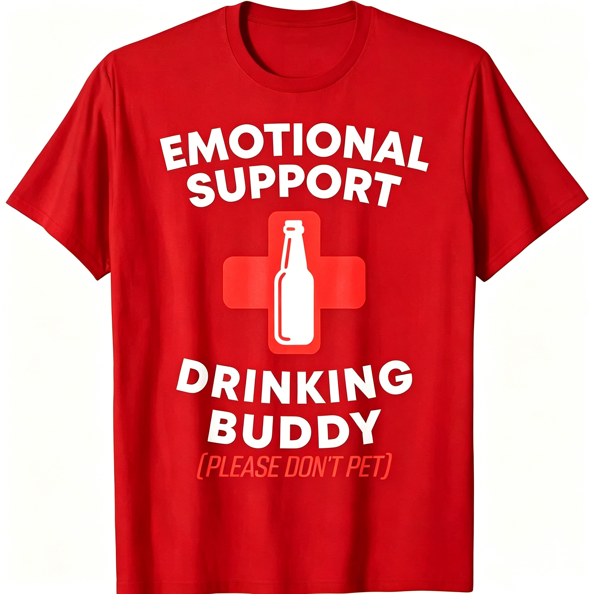 "Emotional Support Drinking Buddy" T-Shirt