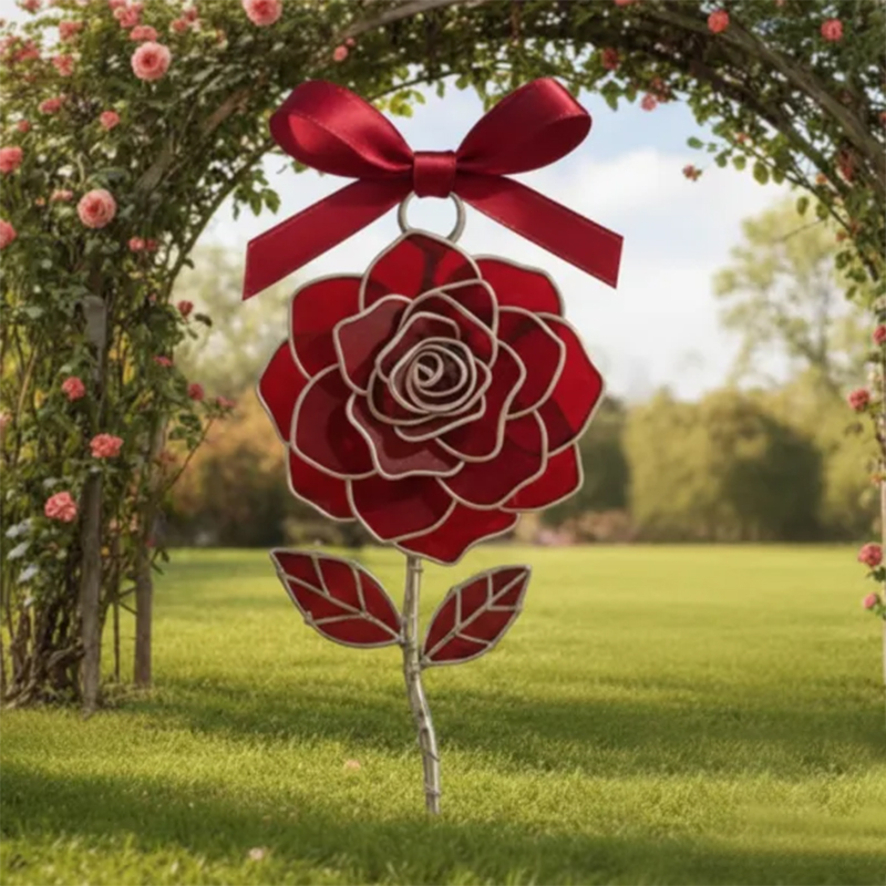 💐Handcrafted Sea Glass Flower Sun Catchers