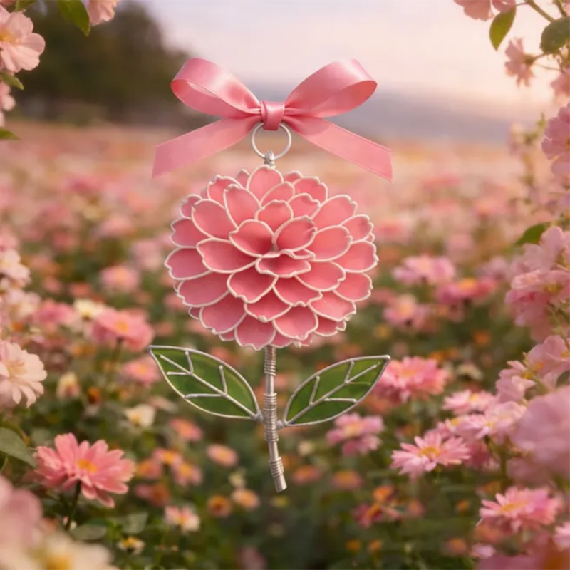 💐Handcrafted Sea Glass Flower Sun Catchers