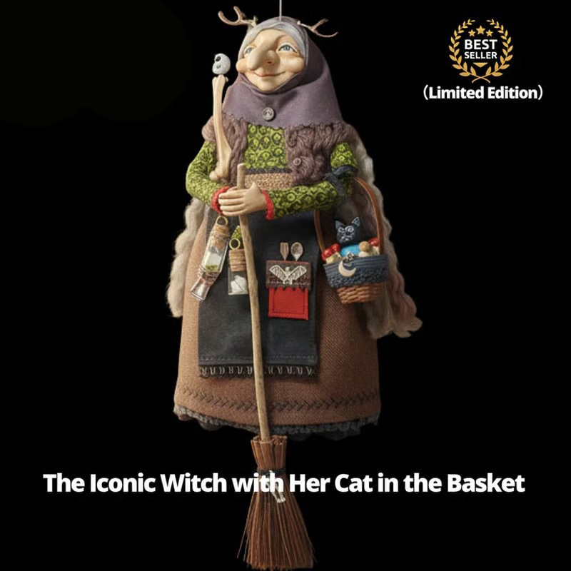 ✨Limited Edition – Only 1000 Handmade Kitchen Witch Dolls Left! 🧙