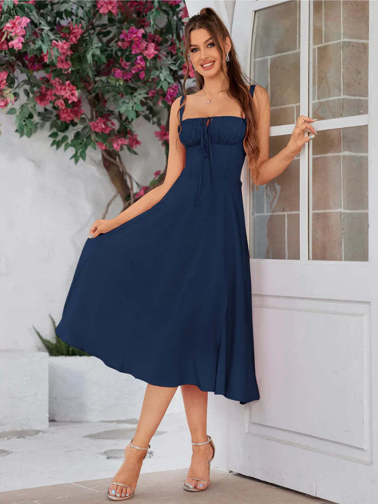 Lace-Up Hourglass Dress