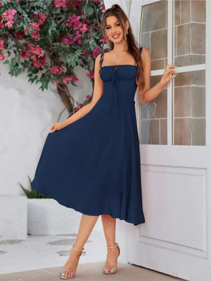 Lace-Up Hourglass Dress