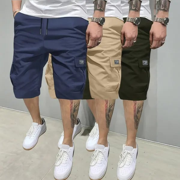 💖Hot 48% OFF🌹 Men’s Summer Lightweight Cargo Shorts – 3 Pack Multi-Pocket Casual Shorts 🌞🩳
