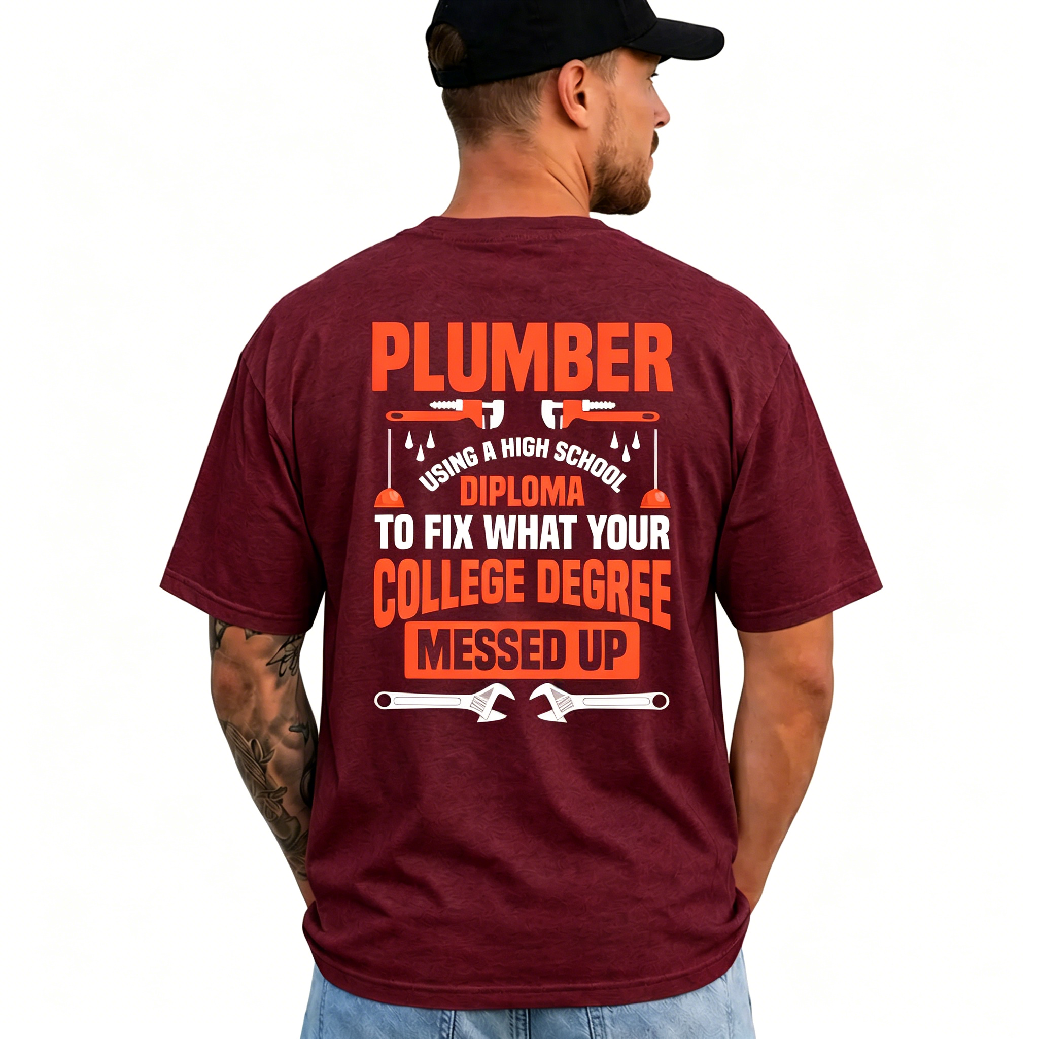 Plumber funny shirt plumbing T-shirt