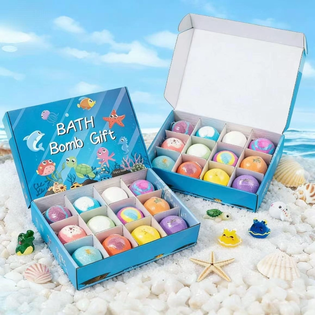 🛁🐣Bath Bombs For Kids – 12 Pack With Surprise Toys Inside, Easter Basket Stuffers