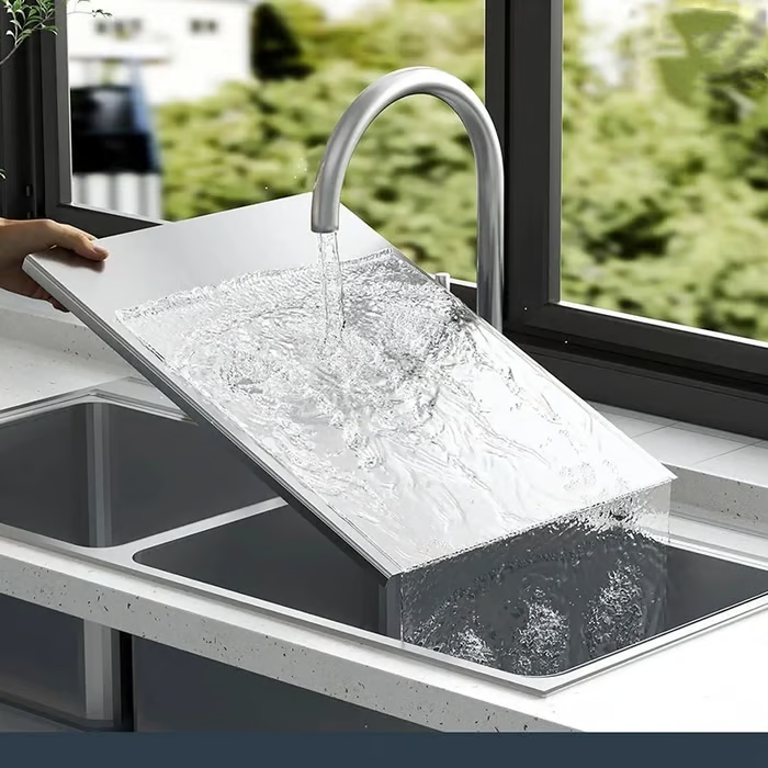 Stainless Steel Cutting Board, Hygienic & Easy to Clean