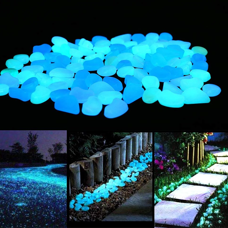 🥳2026 HOT SALE🥳💞50K+ SOLD!🌈🌙 50% OFF! 1000PCS Glow-in-Dark Pebbles