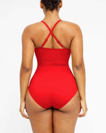 🔥LAST DAY 45% OFF - 💕2025 HOT SALE Smart Sculpt U-Ring Cut Out Shaping Swimsuit 🩱