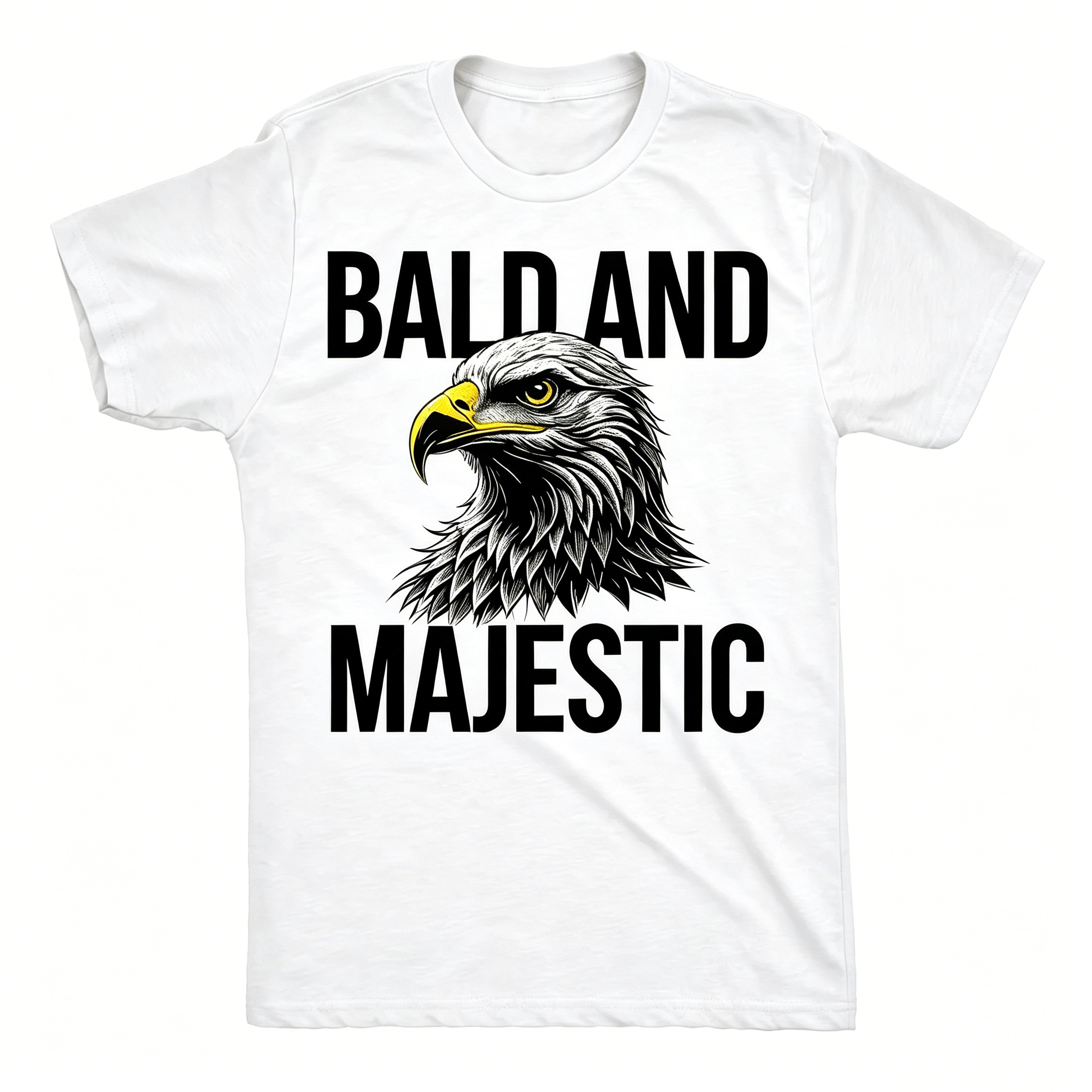 "Bald And Majestic" T-shirt