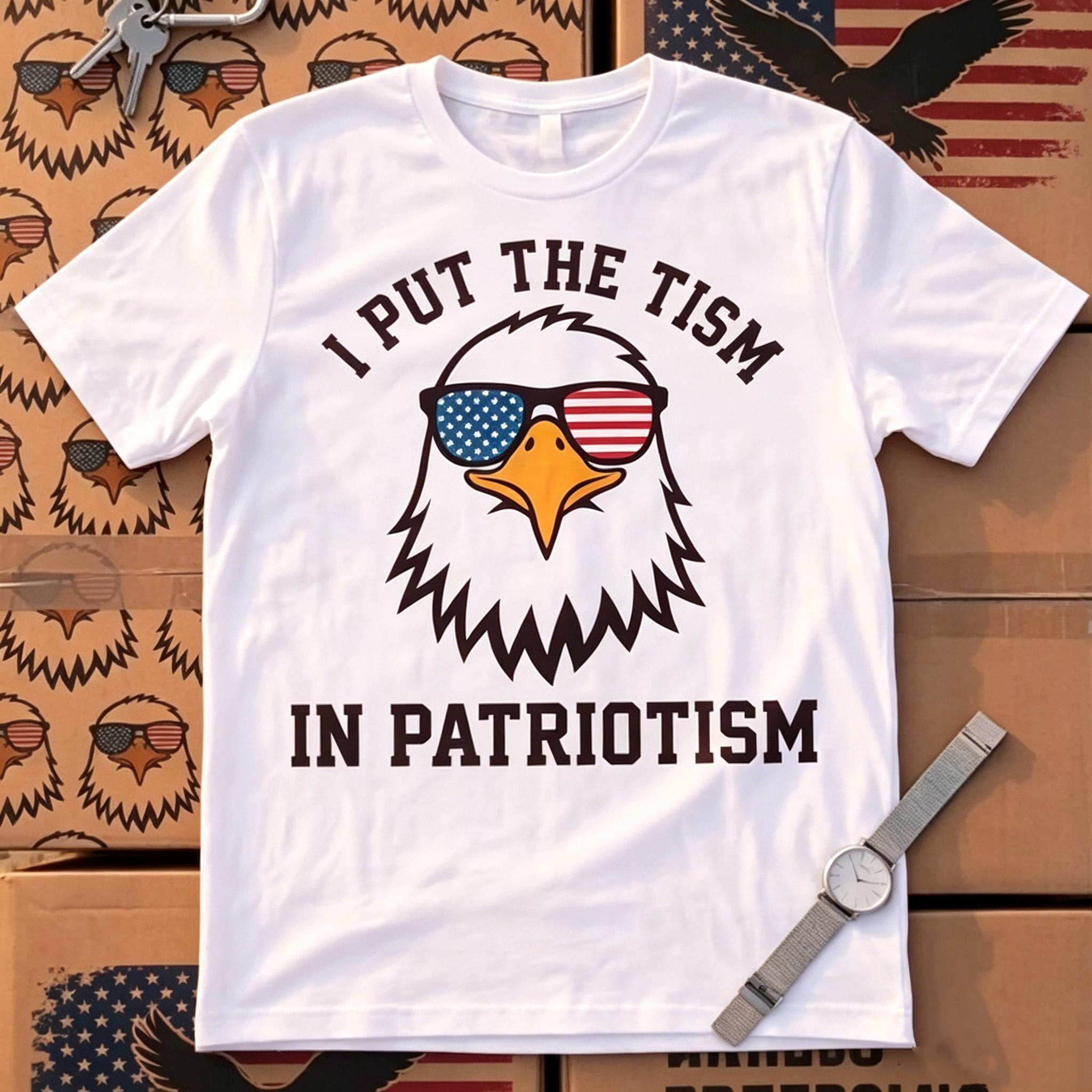"I Put The Tism in Patriotism" T-Shirt