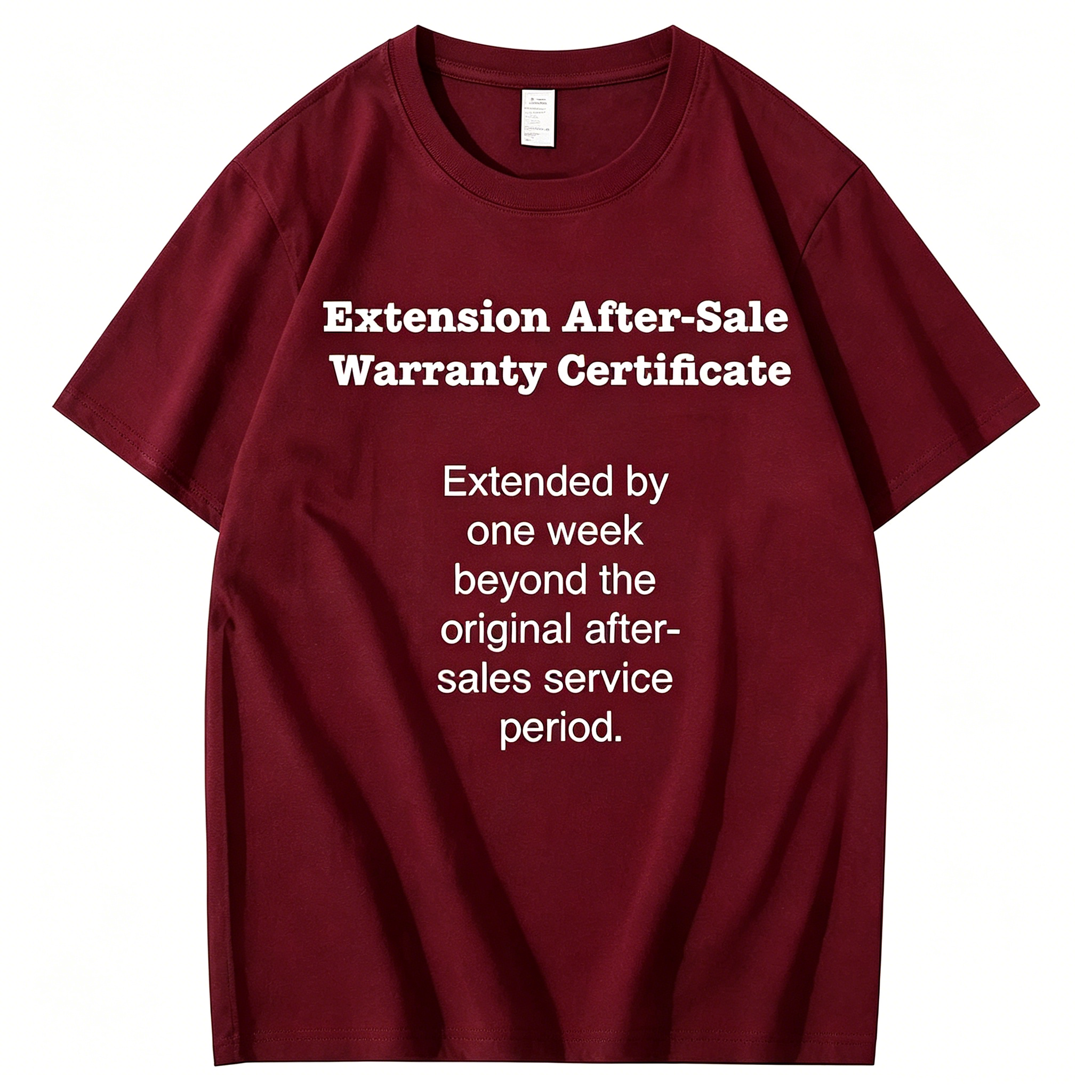"Extension After-Sale Warranty Certificate" T-Shirt